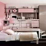 Small Bedroom Design for Teenage Girls in Modern Design .