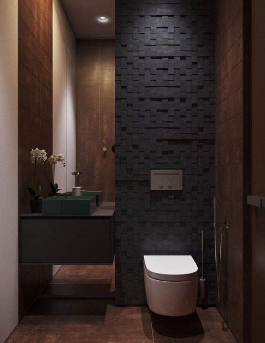 FIND OUT: The Dark Bathroom Design Ideas & Tips | Dark bathrooms .