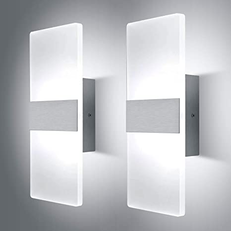 Lightess Up Down Wall Sconce 12W Modern Wall Lights Acrylic LED .