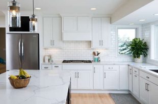 Modern White Kitchen Remodel — Shaeffer Design Bui
