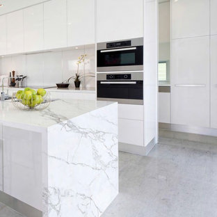 75 Beautiful Modern White Kitchen Pictures & Ideas - September .