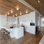 Kitchen Modern White Kitchen Wood Floor Charming On Inside The .