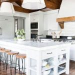 23 White Kitchens Without Wood Floors - Down Leah's La