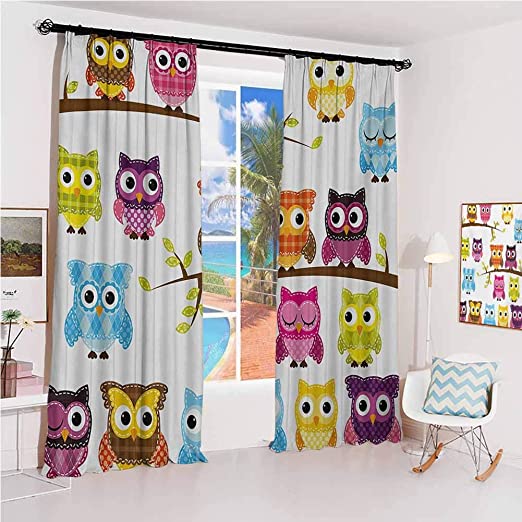 Amazon.com: Nursery Pleated Curtains with Blackout and Lining .
