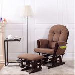 Costway Baby Nursery Relax Rocker Rocking Chair Glider & Ottoman .