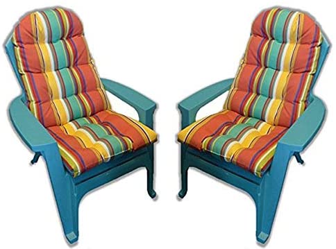 Amazon.com: RSH Décor Indoor Outdoor Tufted Adirondack Patio Chair .