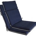 Amazon.com : BOSSIMA Indoor Outdoor High Back Chair Cushions .