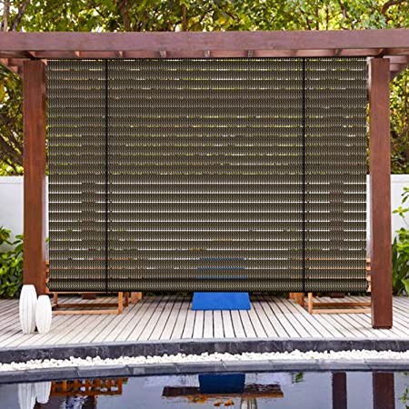 Amazon.com : Patio Paradise Exterior Outdoor Roll up Shades Blinds .