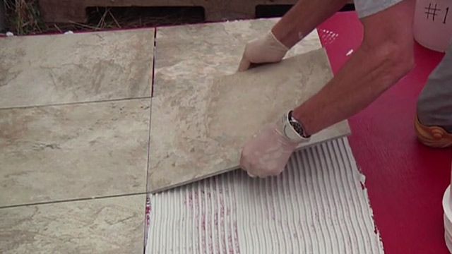 Installing Tile Outside on a Concrete Porch or Patio | Today's .