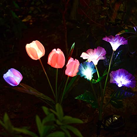 Amazon.com: Doingart Outdoor Solar Garden Lights - 2 Pack Solar .