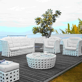 White Wicker Outdoor Rattan Furniture Sofa Sets(dh-9536) - Buy .