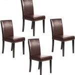 Amazon.com - Urban Style Solid Wood Leatherette Padded Parson .