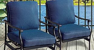 Amazon.com : PatioFestival Patio Chairs Bistro Rocking Sofa Chair .