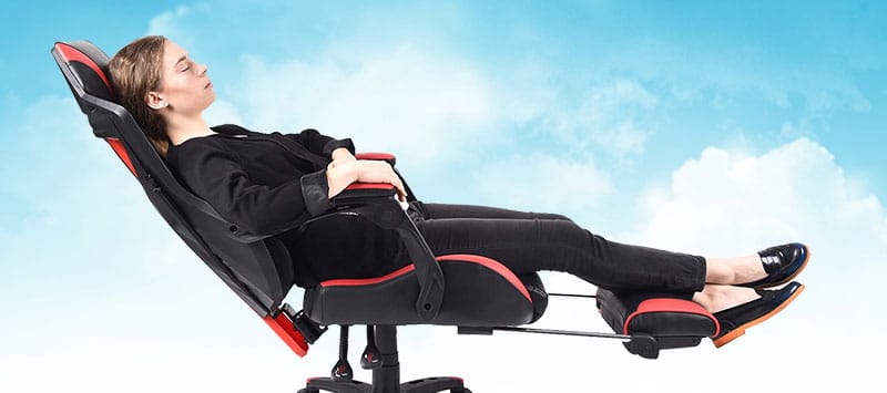 Pc Gaming Chair With Footrest