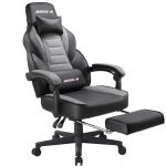 BOSSIN Racing Style Gaming Chair Computer Desk Chair with Footrest .