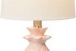 This Pink Pineapple Table Lamp has a casual style that allows for .
