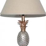 B0192T0QHQ 26" Silver and Gold Pineapple Table Lamp - Pineapple .