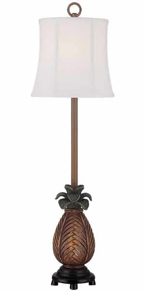 Seahaven MAI AL249 NL Pineapple Console Lamp - Pineapple Table .