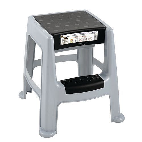 Plastic step stool with storage safety tips | Plastic step stool .