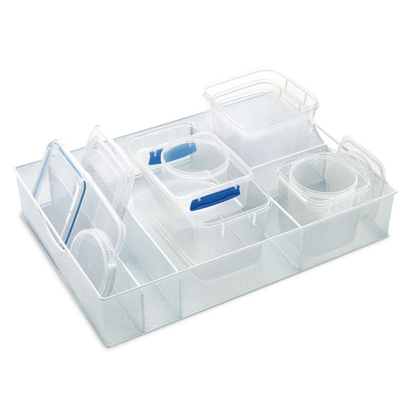 White Mesh Food Storage & Lid Organizers | The Container Sto