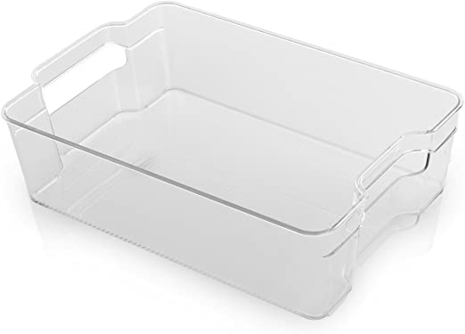 Amazon.com - BINO Stackable Rectangular Plastic Storage Organizer .