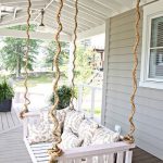 Porch Swings With Rope Hangers | Farmhouse porch swings, Porch .