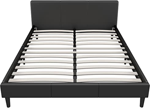 Amazon.com: Manhattan Queen Bed Frame | Modern Style Low Profile .