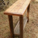 Rustic Reclaimed Barnwood Sofa Table by EchoPeakDesign on Etsy .