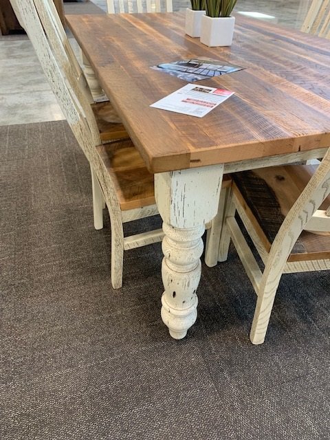 Farmhouse Extension Barn Wood Table from DutchCrafters Amish Furnitu