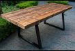 Reclaimed barnwood dining table - YouTu