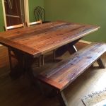 Reclaimed Barnwood Dining Table Cross-leg - American Traditional .