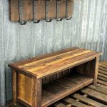 Amazon.com: Reclaimed Barnwood Bench & Shelf Set: Handma