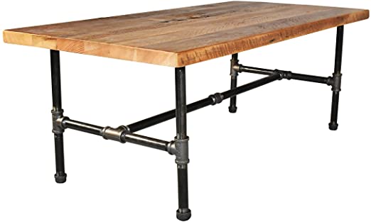 Amazon.com: Barn XO Industrial Coffee Table Made with Reclaimed .