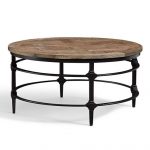 Parquet 36" Round Reclaimed Wood Coffee Table | Pottery Ba