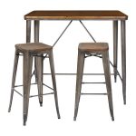 Shop Indio Rectangular Pub Table Set - Overstock - 284439