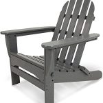 Amazon.com : POLYWOOD AD5030GY Classic Folding Adirondack, Slate .