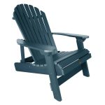 Highwood King Hamilton Nantucket Blue Folding and Reclining .