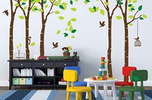 Amazon.com: Giant Jungle Tree Wall Decal Removable Vinyl Sticker .
