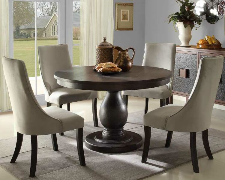 Things to look in before purchasing round kitchen table and chairs .