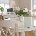 Kitchen White Round Kitchen Table Amazing On With Dining Set For 4 .