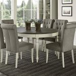 Everhome Designs - Vegas 7 Piece Round To Oval Extension Dining .