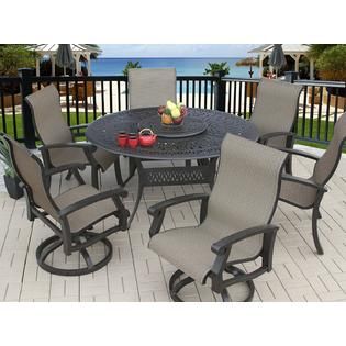 Round Patio Dining Sets For 6 in 2020 (With images) | Patio dining .