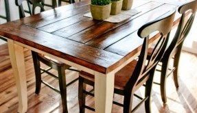 Farmhouse Style Table And Chairs - Ideas on Fot