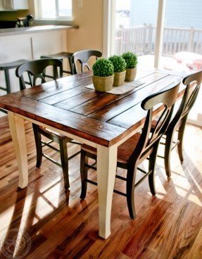 Farmhouse Style Table And Chairs - Ideas on Fot