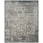 Safavieh Evoke Grey/Ivory 10 ft. x 14 ft. Area Rug-EVK256D-10 .