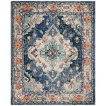 Safavieh Monaco Navy/Light Blue 8 ft. x 10 ft. Area Rug-MNC243N .