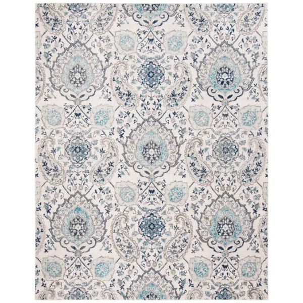 Safavieh Madison Cream/Light Gray 8 ft. x 10 ft. Area Rug-MAD600C .