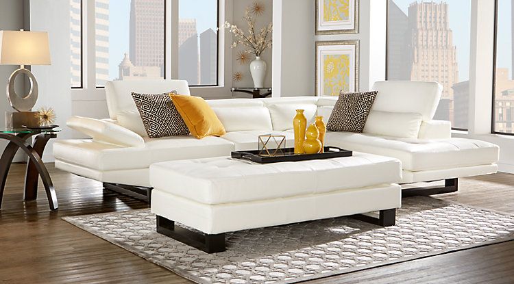 Modern White Living Room Furniture Sets White Living Room .