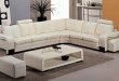 Modern White Leather Sectional Set TOS-FY560-3-