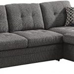 Best Seller Gus Sectional Sofa Pull Out Bed Charcoal online .